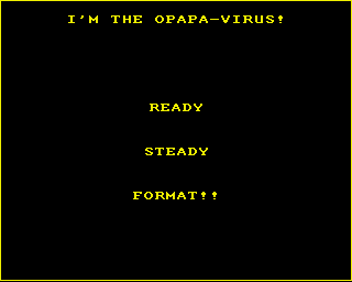 Screenshot of Opapa virus