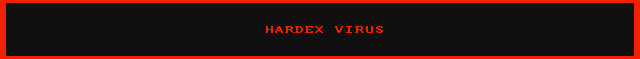 Screenshot of Saddam DV Hardex virus