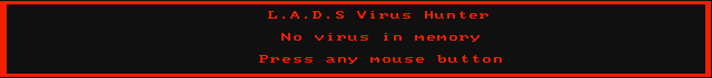 Screenshot of LADS virus