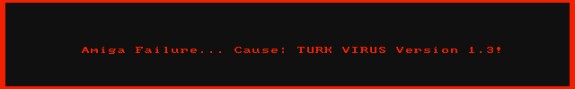 Screenshot of Turk v1.3 virus