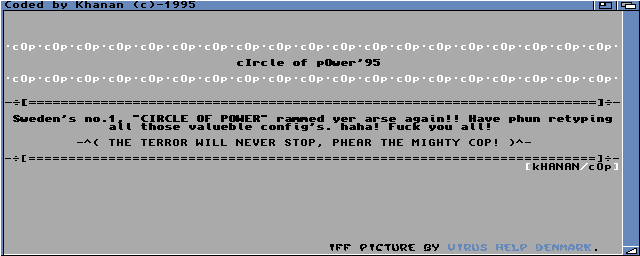 Screenshot of Screenshot of COP FutureTracker Trojan
